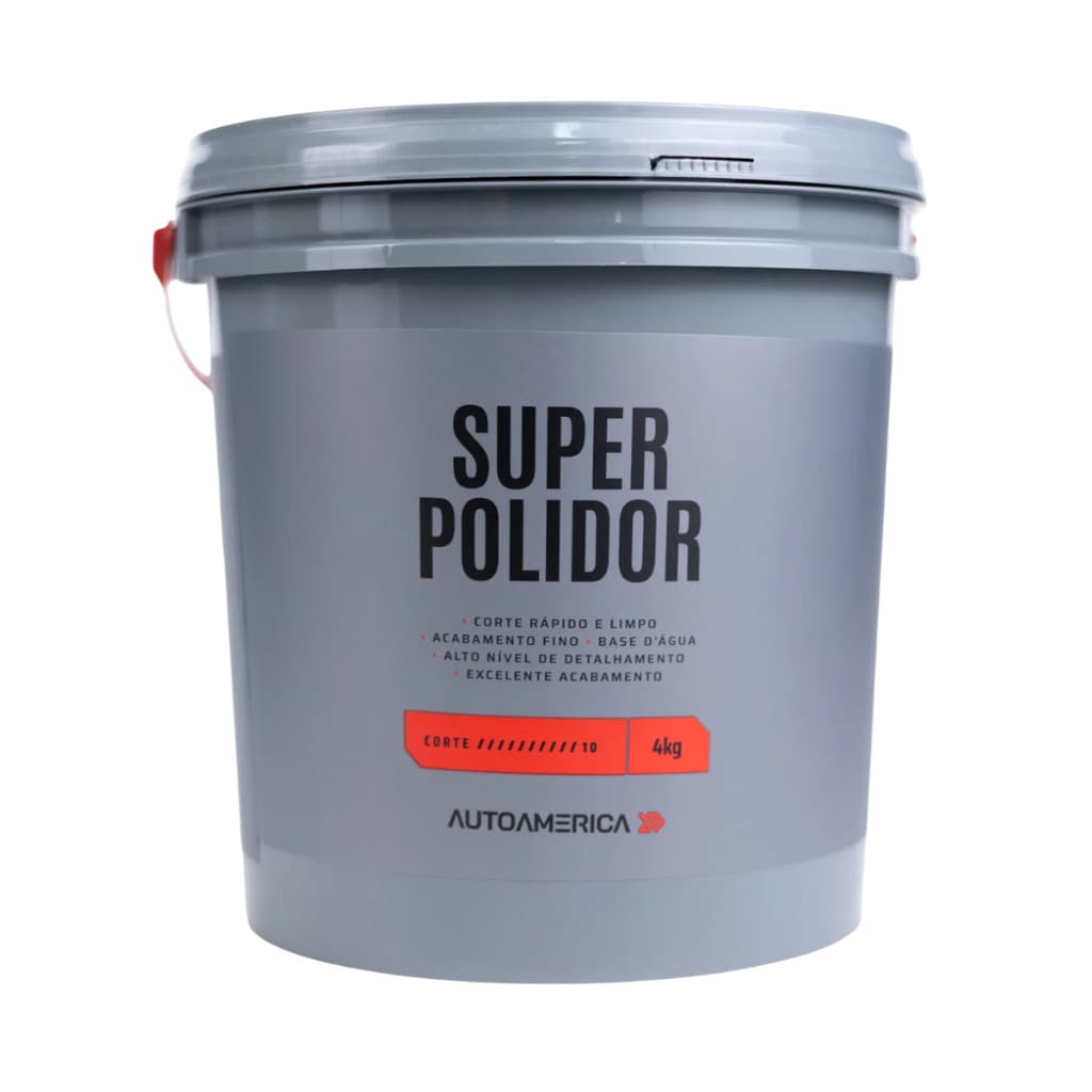 Super Polidor Massa De Polir 4kg Autoamerica