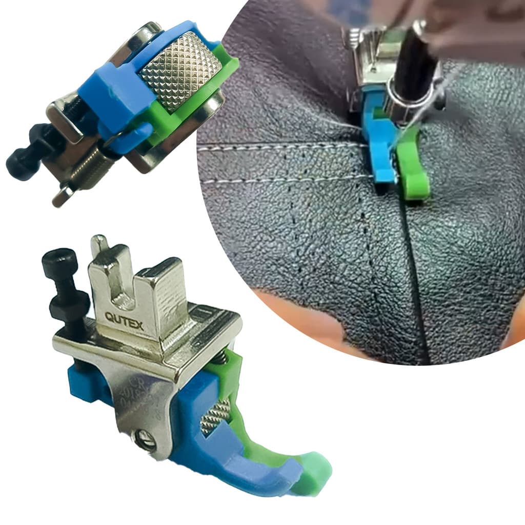 Calcador rolete teflon para pesponto compensado maquina reta industrial lado direito sapata sapatilha