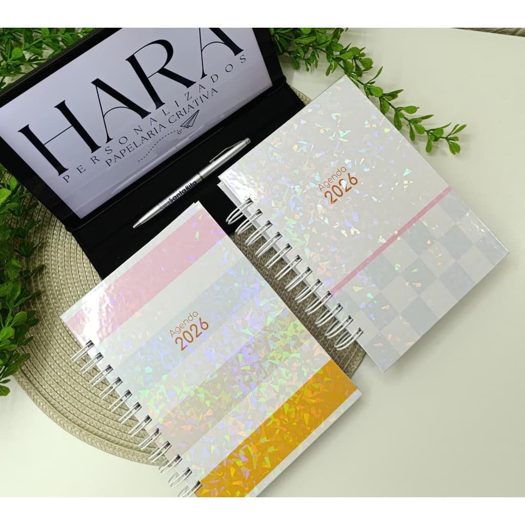 Agenda Tradicional 2026 A5 Capa Dura Personalizável