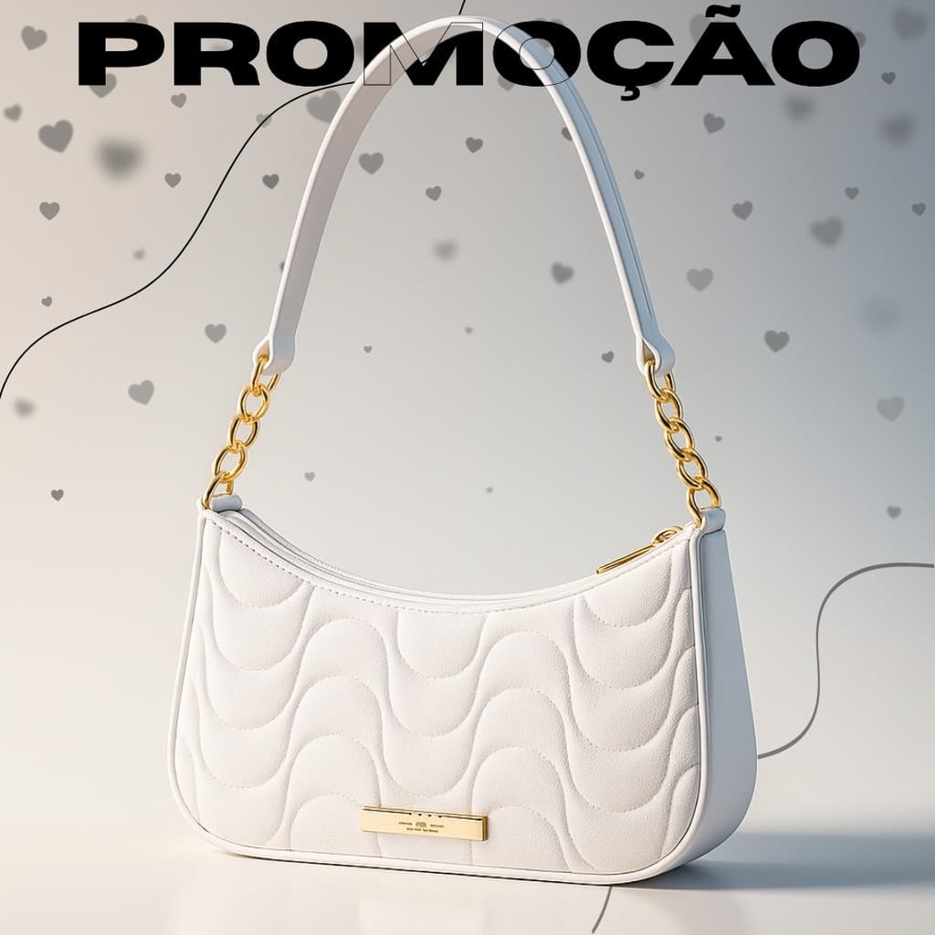 Bolsa Feminina Transversal Meia Lua Pequena Casual Elegante Tendência 2025