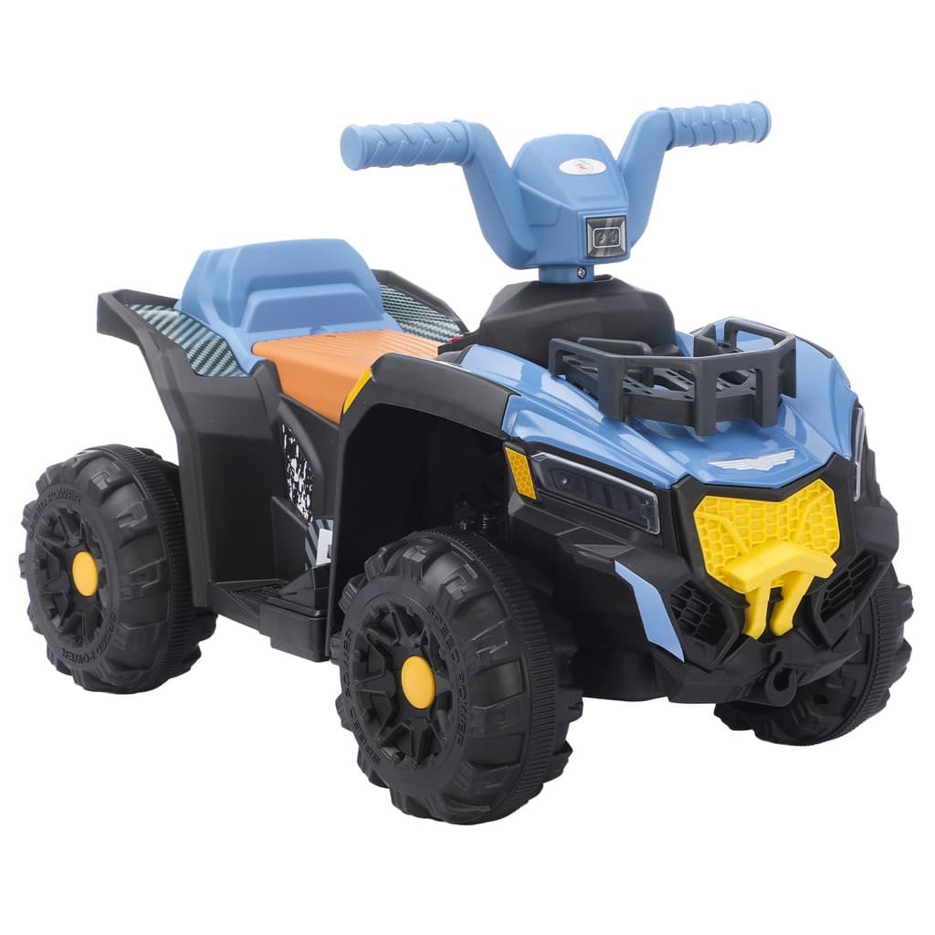 Quadriciclo Elétrico Infantil 6V Com Luzes E Sons Adventure Azul Menino Até 30 Kg - Unitoys
