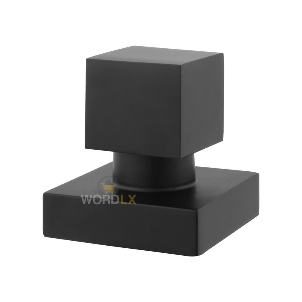 Acabamento de Registro Chuveiro e Geral Quadrado em Preto Fosco - Padrão Deca 1/2" e 3/4"