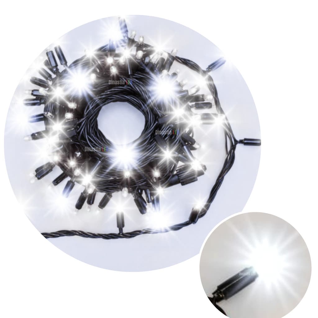 Cordão LED c/ 80 Leds Todos Strobo 10m Decorativo Festas Natal Árvore loja Shopping à Prova D’Água