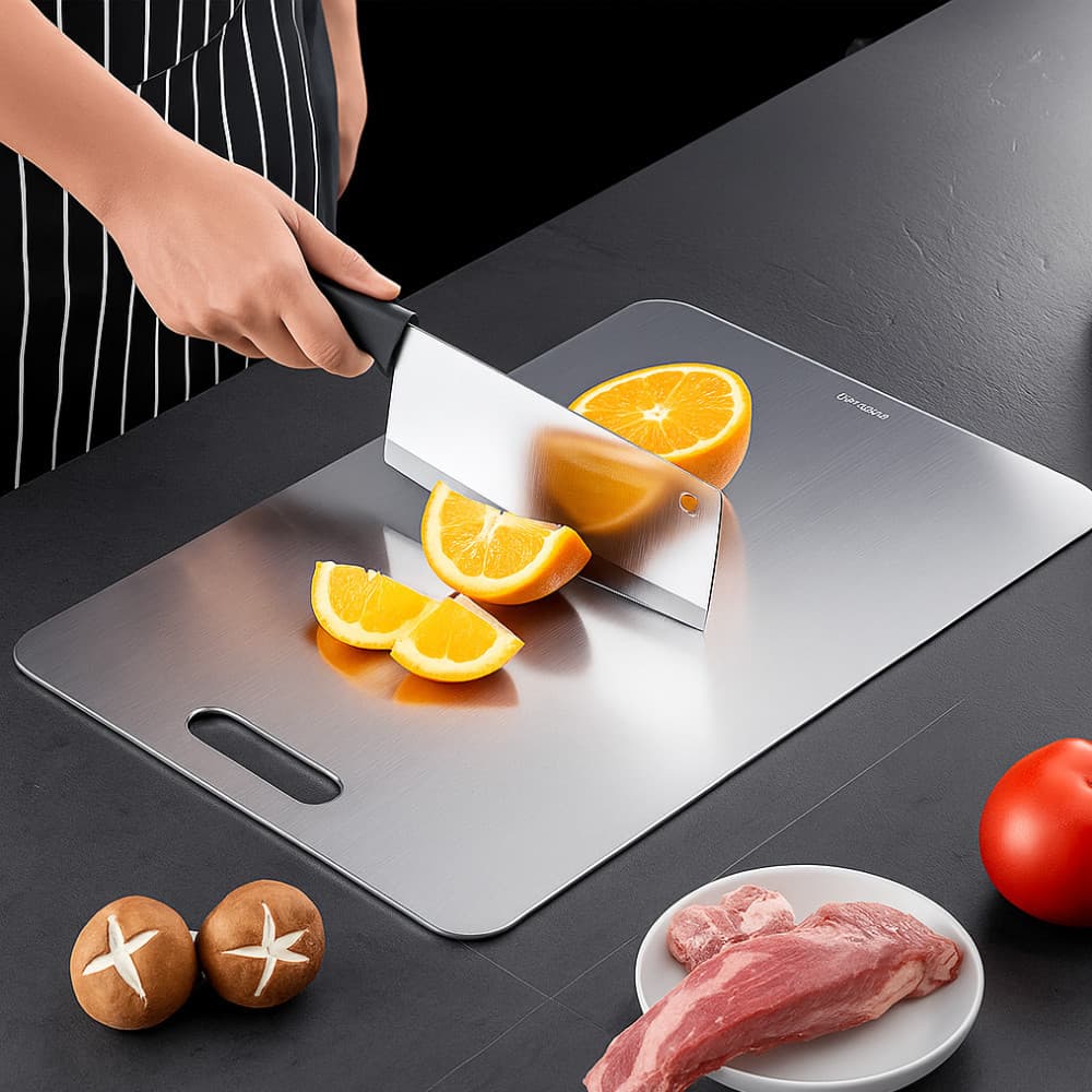 Tábua De Corte Antibacteriana Tabua De Carne Inox Taboa De Cozinha Grande Antiderrapante Legumes