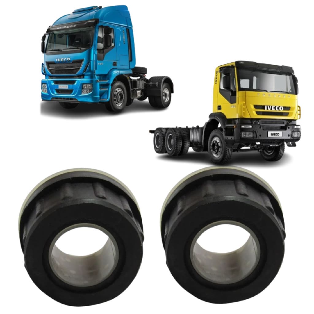 Par Bucha Suporte Tirante Traseira Da Cabine Iveco Stralis Iveco Trakker