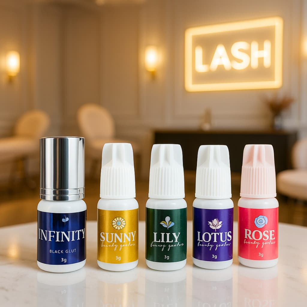 🍒Cola Adesivo Extensão De Cílios Cherry Lash Luxury Garden - Infinity - LILY - LOTUS - ROSE - SUNNY