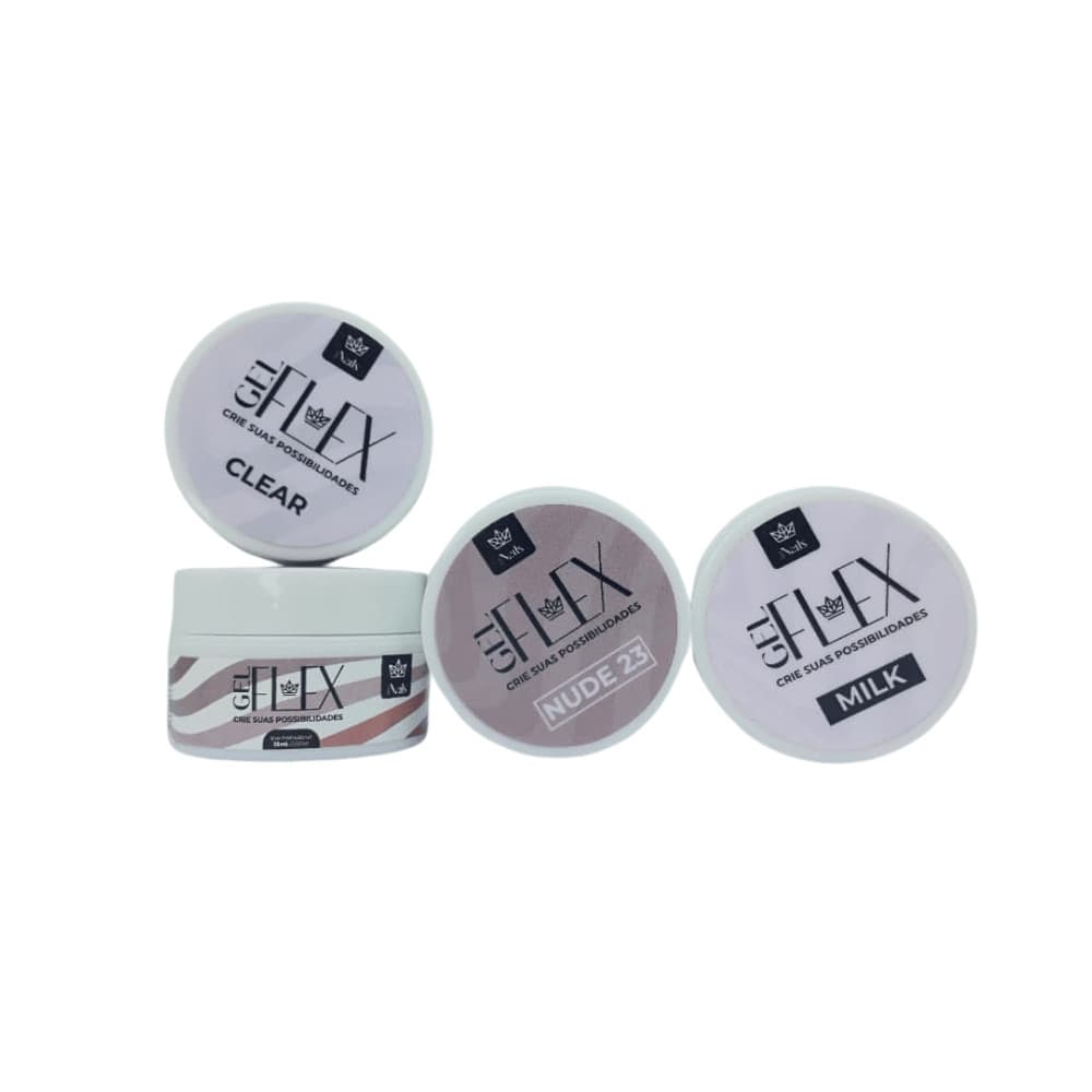 Gel Flex Pote 15ml Cores Variadas - King Nails