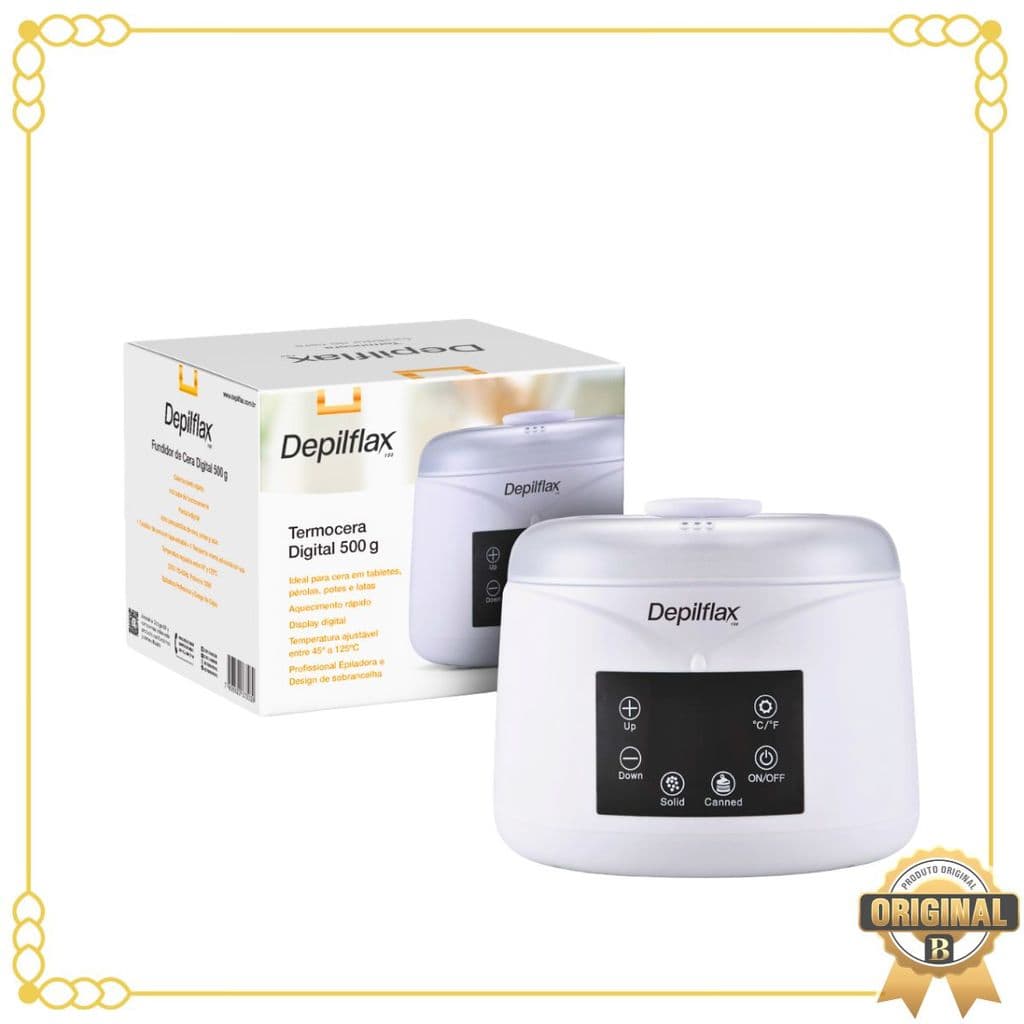 Termocera Com Visor De Temperatura Digital 500gr Depilflax