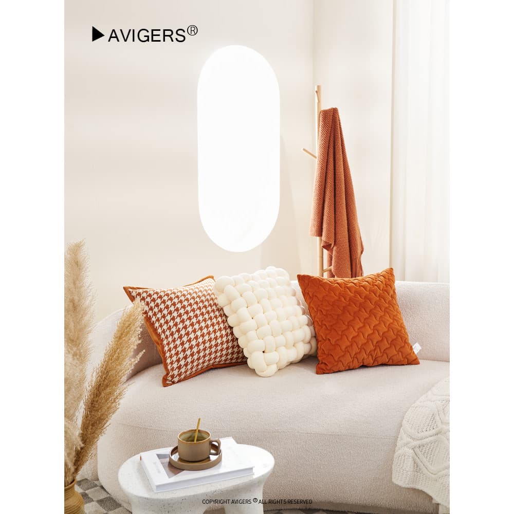 Ins estilo sala de estar sofá cor sólida travesseiro simples influenciador cabeceira saco macio grande almofada traseira