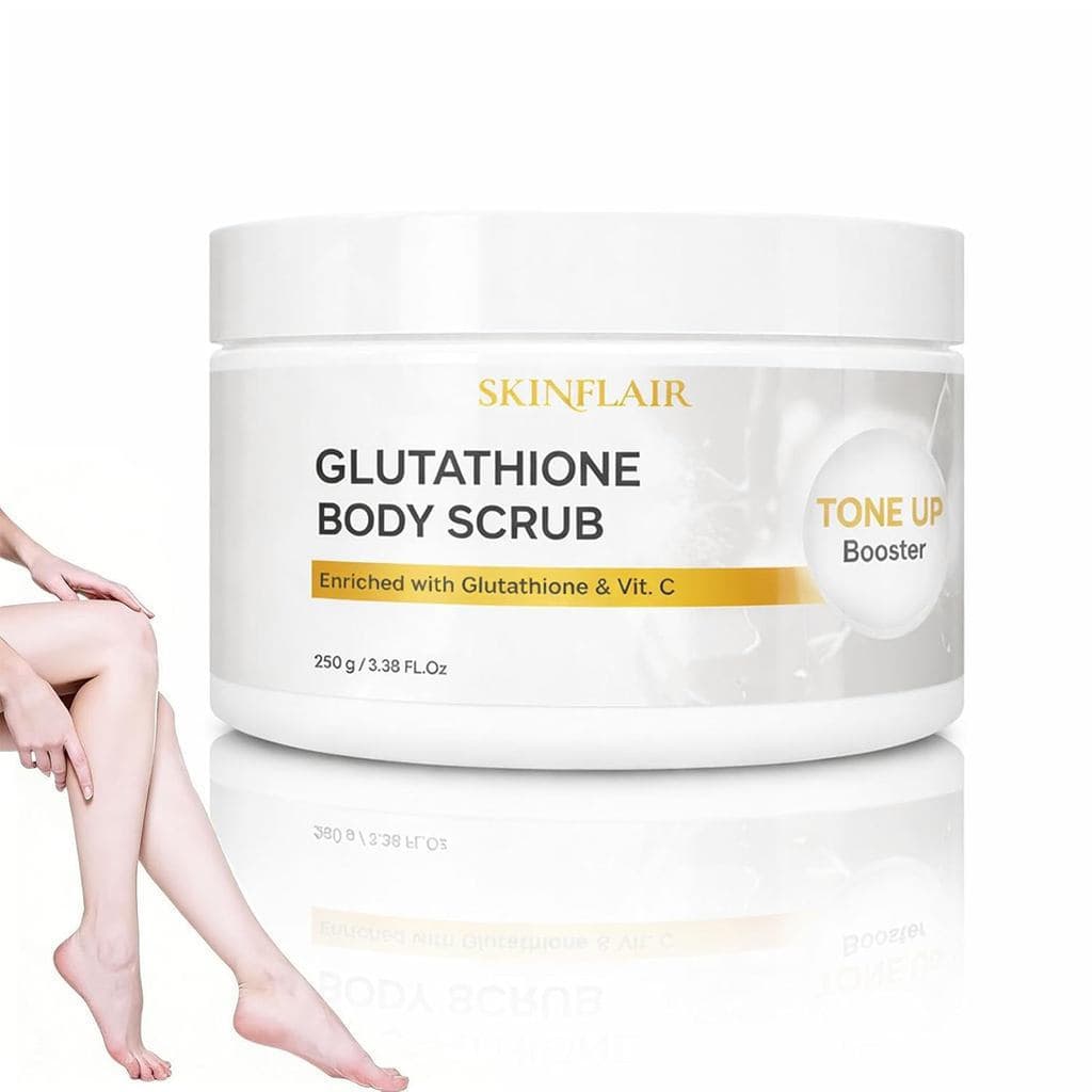 FlairBodyScrub, FlairBodyScrubToneUpBooster, Esfoliante Hidratante Marinho, Esfoliante Corporal para Mulheres Enriquecid