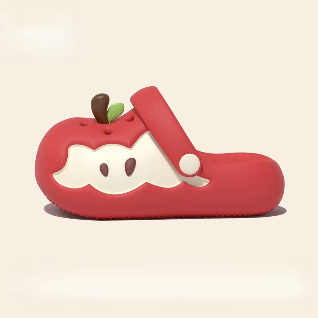 [Novo produto] Chinelos infantis originais Apple Girls 2025 verão novo estilo antiderrapante sapatos com buracos para ca