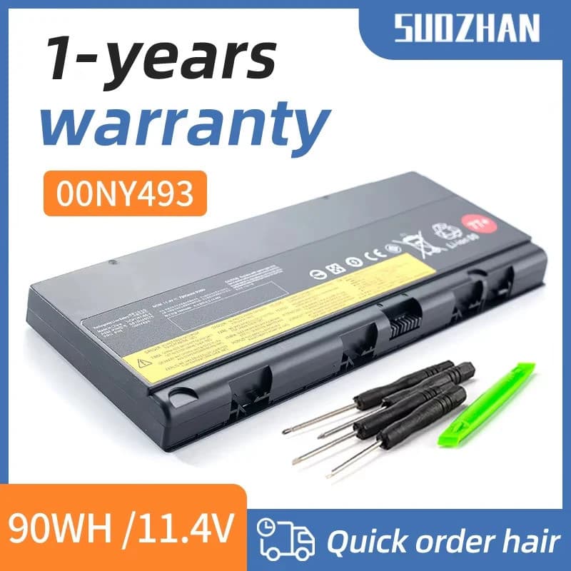 SUOZHAN Nova Substituição De Bateria 00NY493 00NY492 Para Lenovo ThinkPad P50 P51 P52 SB10H45077 SB10H45078 00NY490 00NY