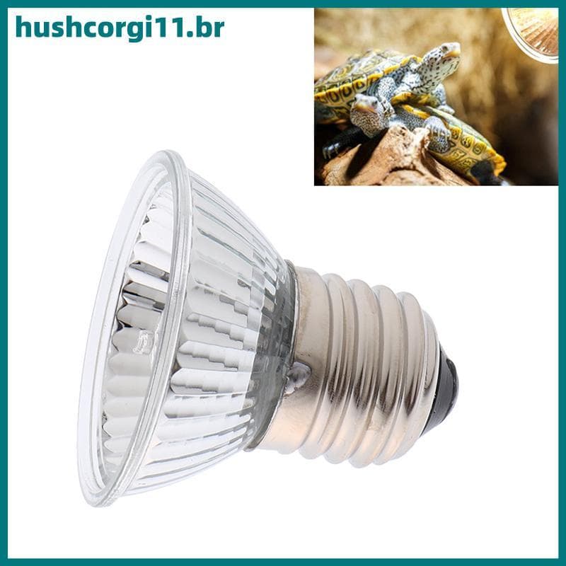 Lâmpada Para Répteis HUSH 50W UVA + UVB 3.0 Com Controlador De Temperatura BR