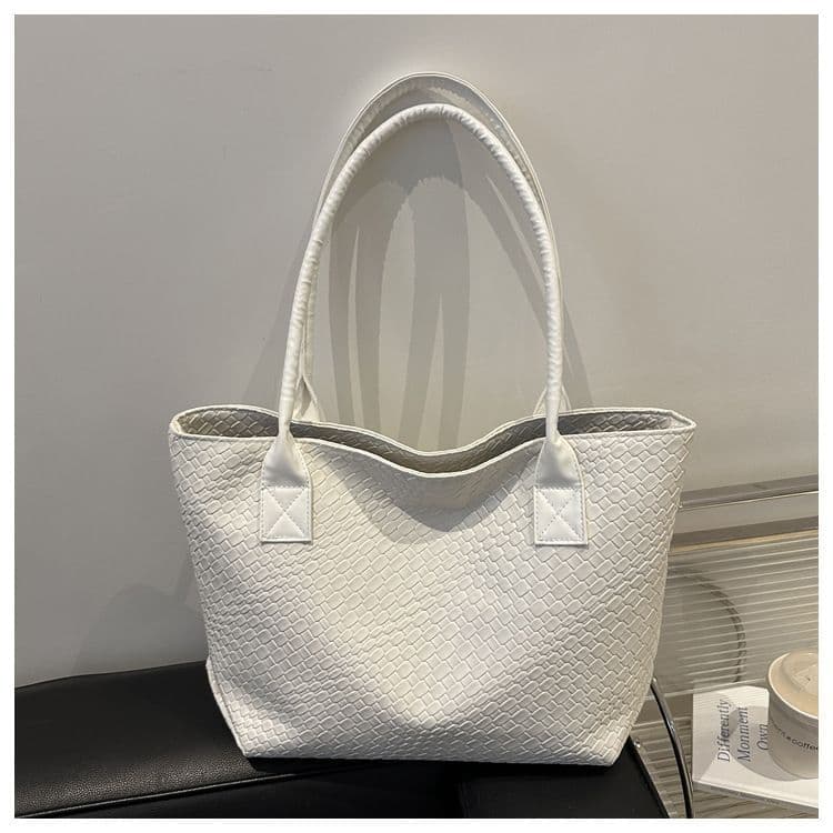 Sinta All-Match suporte de um ombro Commuter saco de grande capacidade feminino inverno novo estilo tecido moda grande s