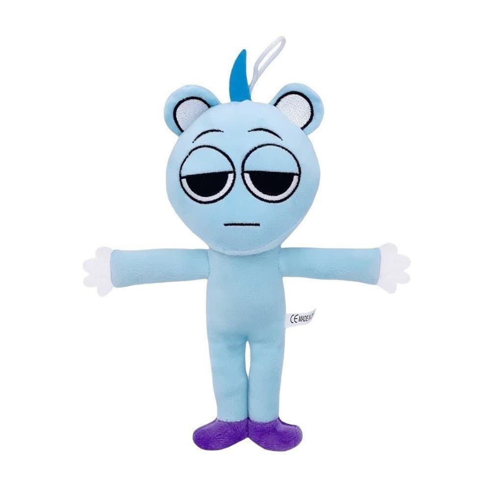 Brinquedo de Pelúcia Sprunki, Boneco de Pelúcia Humanóide, Caixa de Ritmo, Periférico de Jogo