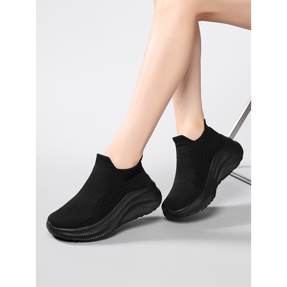 Ruideng malha papai sapatos femininos casuais tênis de sola grossa sapatos de viagem mãe sapatos femininos 2026