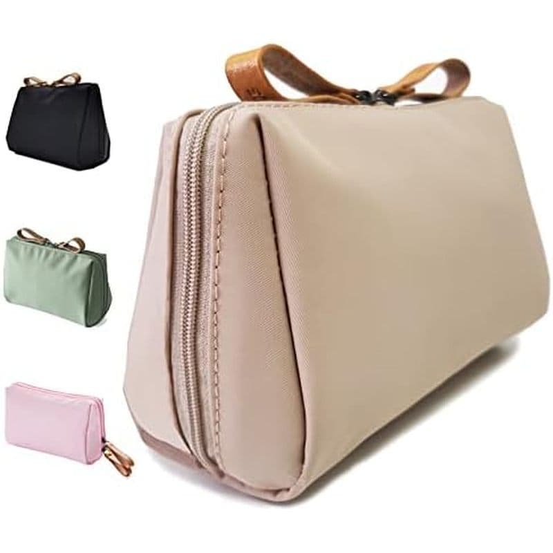 Bolsa De Maquiagem Pequena Para , Cosmética Mini Portátil Mulheres E Meninas (Verde Esmeralda)