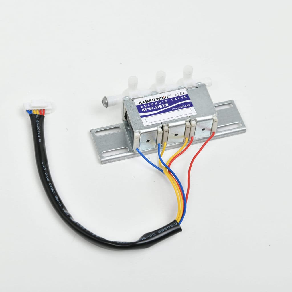 Válvula solenóide tripla KP-60 DC 12V/24V, válvula de ar para almofada de assento de carro, válvula de ar para cadeira d