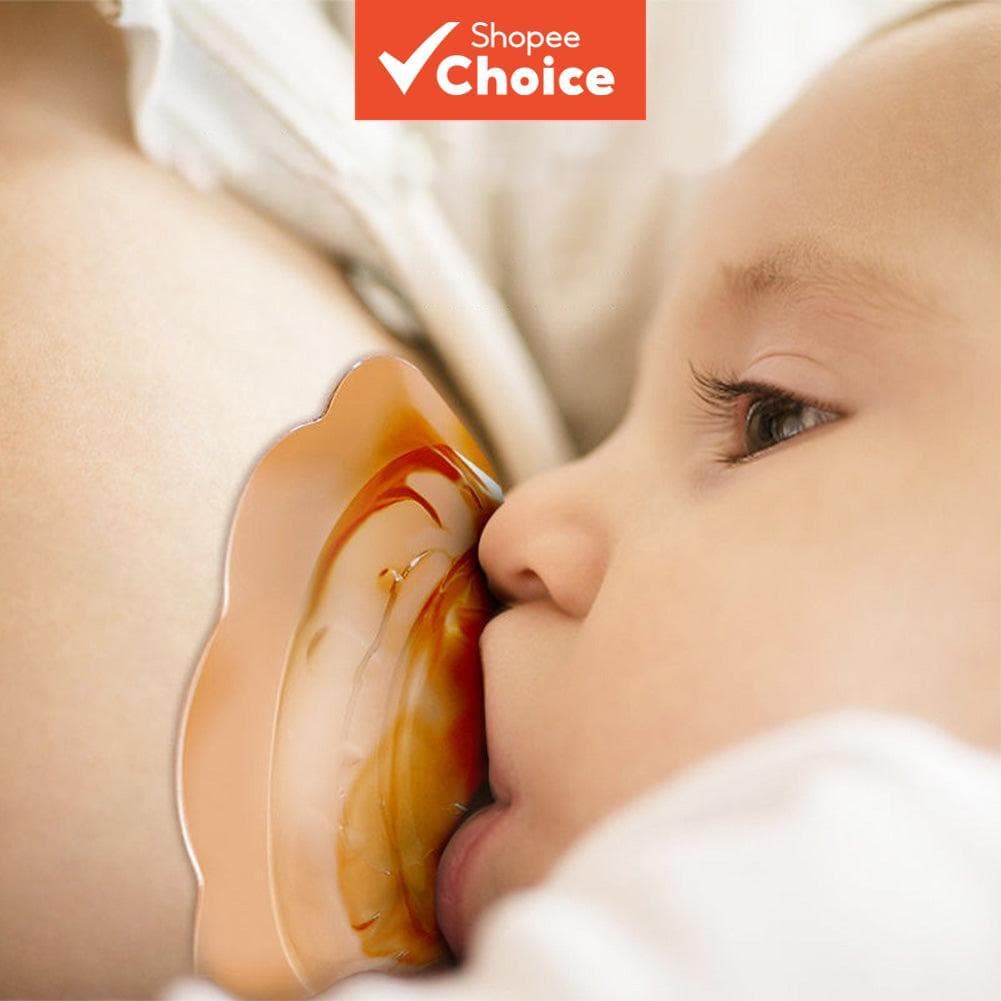 Protetor De Mamilo De Silicone Com Caixa Amamentação Anti-Mordida Almofadas De Enfermagem Poeira Transbordamento Proteçã