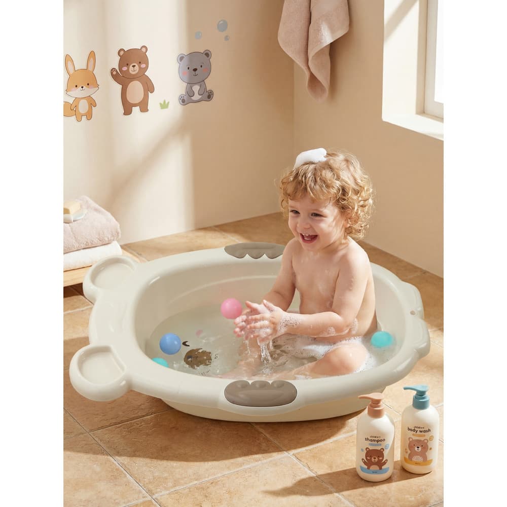 Banheira para bebês, banheira para bebês, assento infantil, não dobrável, grande, produtos domésticos para crianças recé