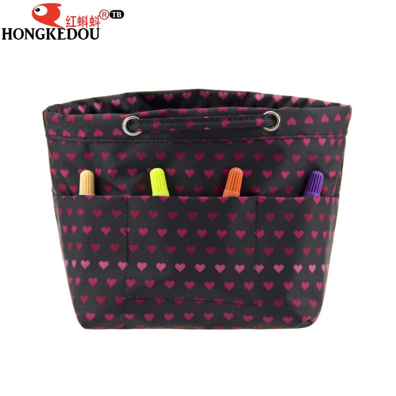 Tadpole vermelho dupla camada à prova dwaterproof água Oxford pano tamanho pequeno saco médio saco de armazenamento orga