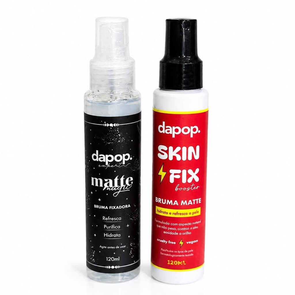 Kit Bruma Fixadora Matte Magic + Bruma Fixadora Skin Fix Booster - Dapop