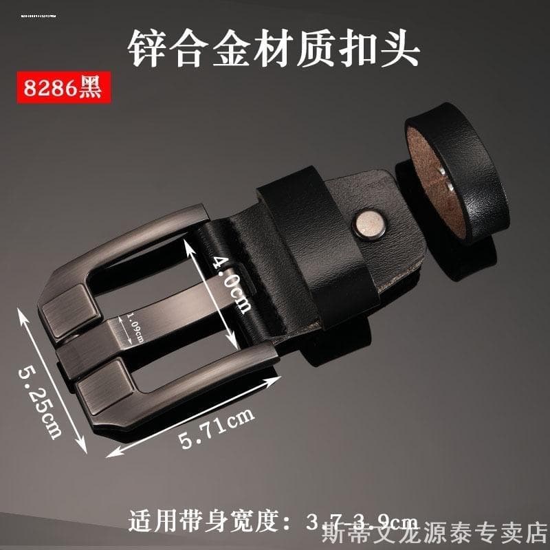 Baotou calças cinto versão coreana requintado fivela japonesa antiquado Laser sólido DIY agulha estudante fivela de cint
