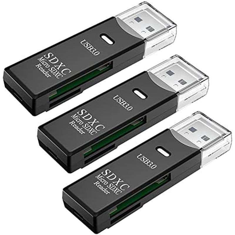 Leitor De Cartão Micro SD USB3.0 , 2 Em 1 De 5 Gbps Para Adaptador USB De Memória Wansurs Cartões SDXC , SDHC , MMC , RS