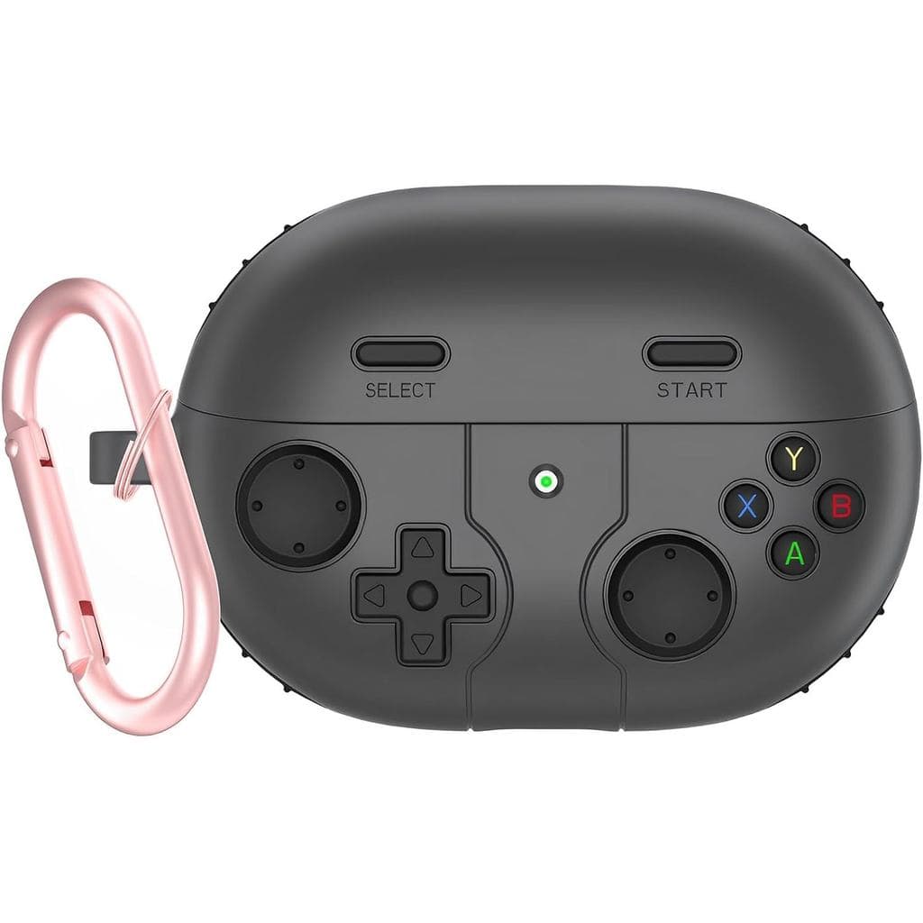 Capa resistente a impactos com design de console de jogos 3D da SKPY, compatível com Huawei FreeBuds Pro 3, com mosquetã