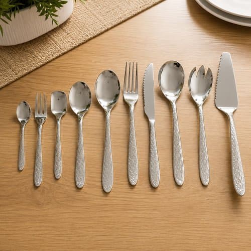 Maleta Talheres Aço Inox 70 Peças Completo Resistente Cozinha