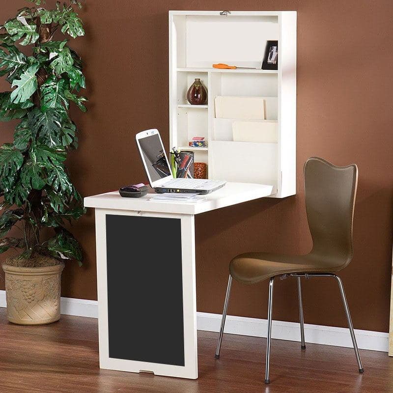 Mesa de jantar dobrável escondida Pequeno apartamento Mesa de parede Mesa de jantar dobrável Parede invisível Computador
