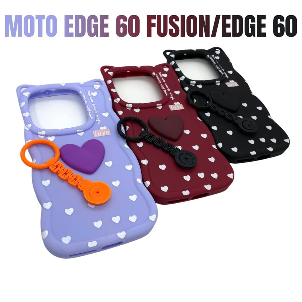 Capa Capinha de celular compatível com Moto Edge 60 Fusion e Edge 60 Normal Cat