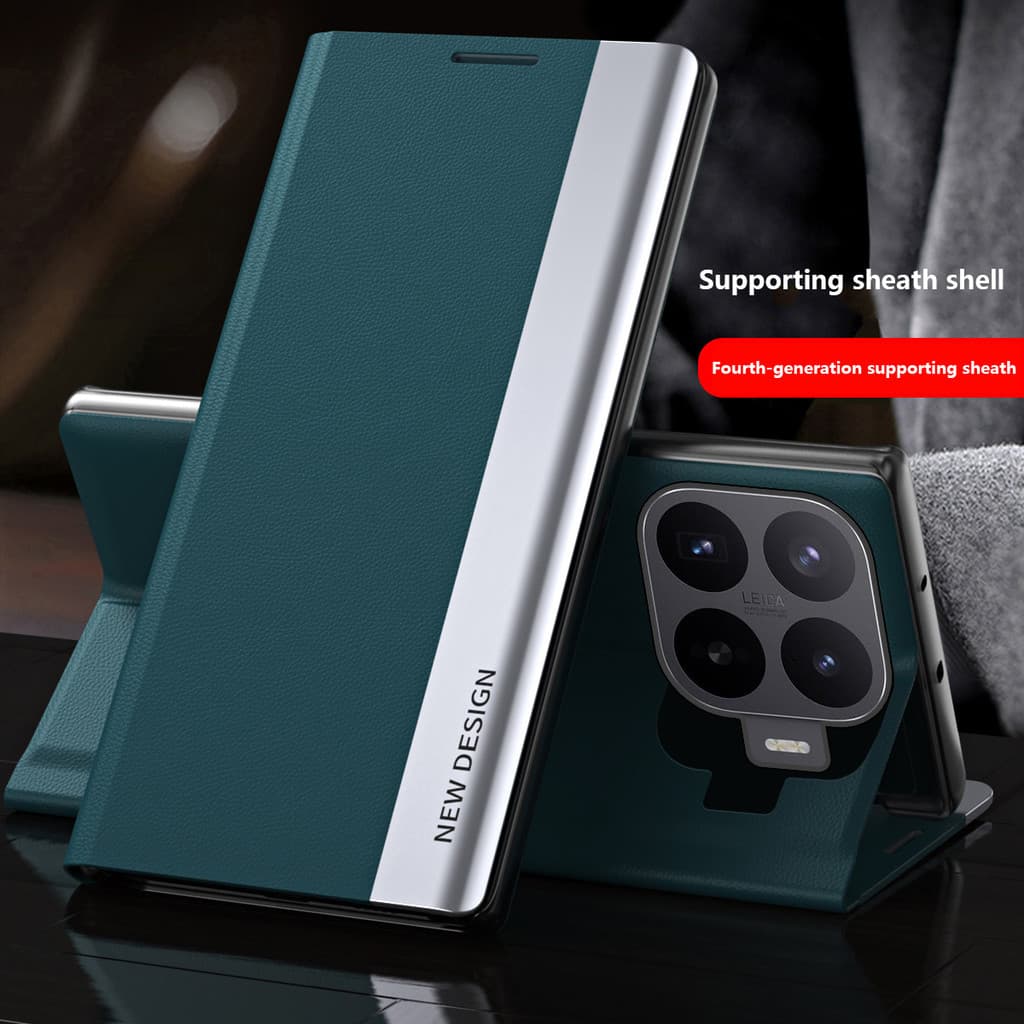 Para Xiaomi 17T Lurxy Espelho Inteligente Vista Flip Couro Caso De Telefone Livro Capa Traseira Pro