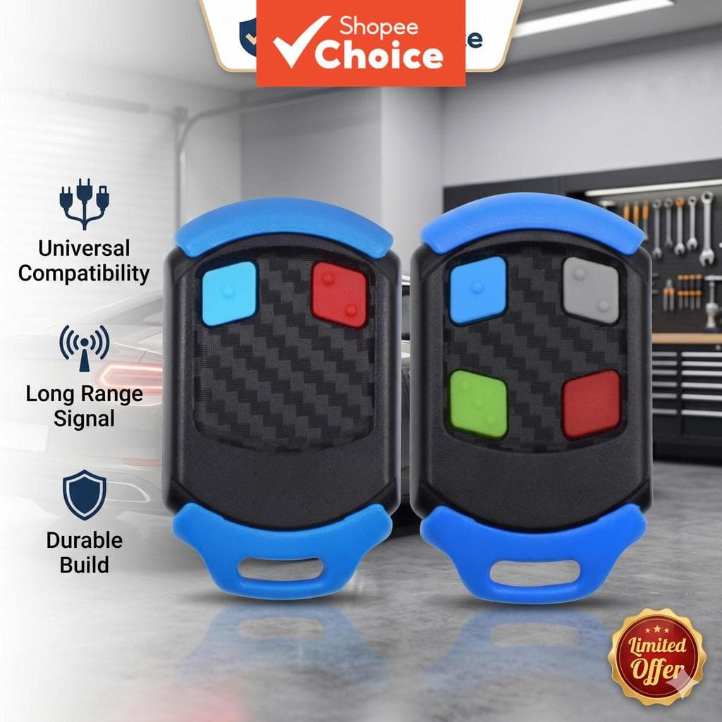 Controle Remoto Para Abridor de Porta de Garagem NOVA Compatível com D2 D5 D10 A10 Vantage Vector 400 500 433MHz