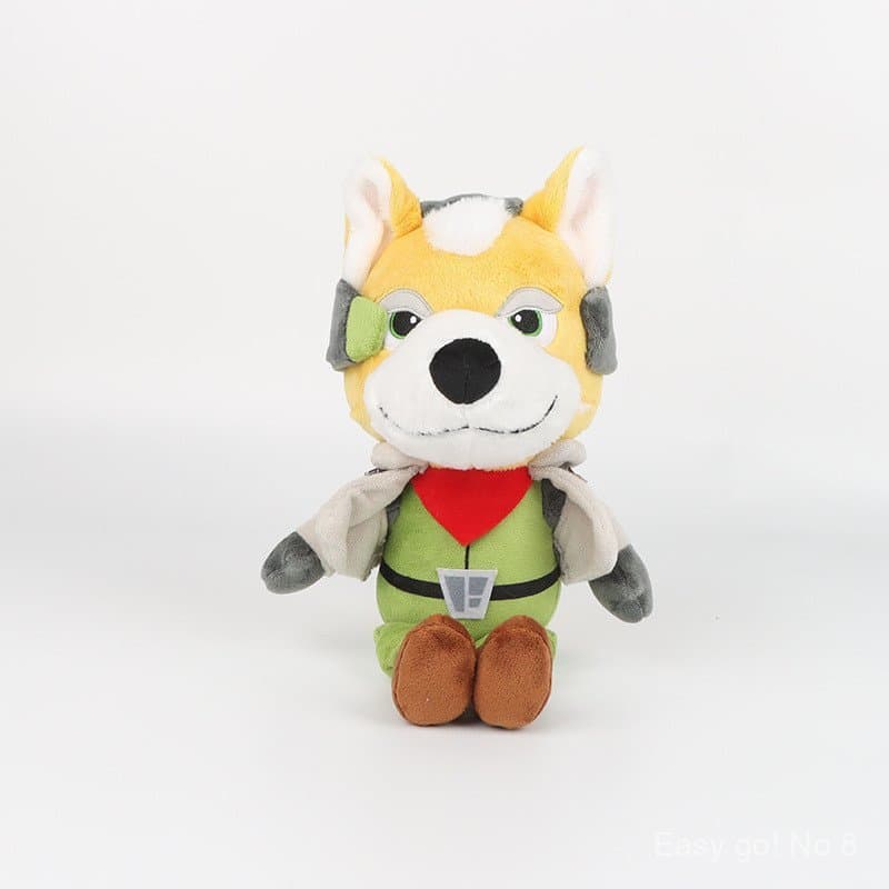 Brinquedos De Pelúcia Star Fox Team , McCloud E Peppy Hare Falco Lombardi Bonecos Macios