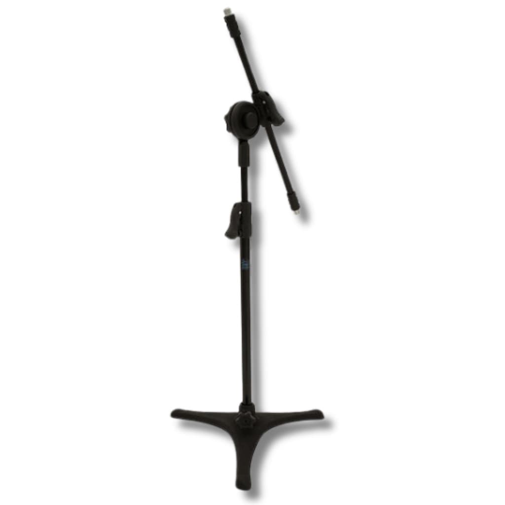 Pedestal de Microfone Girafa Curto Pequeno Pé de Ferro Visão