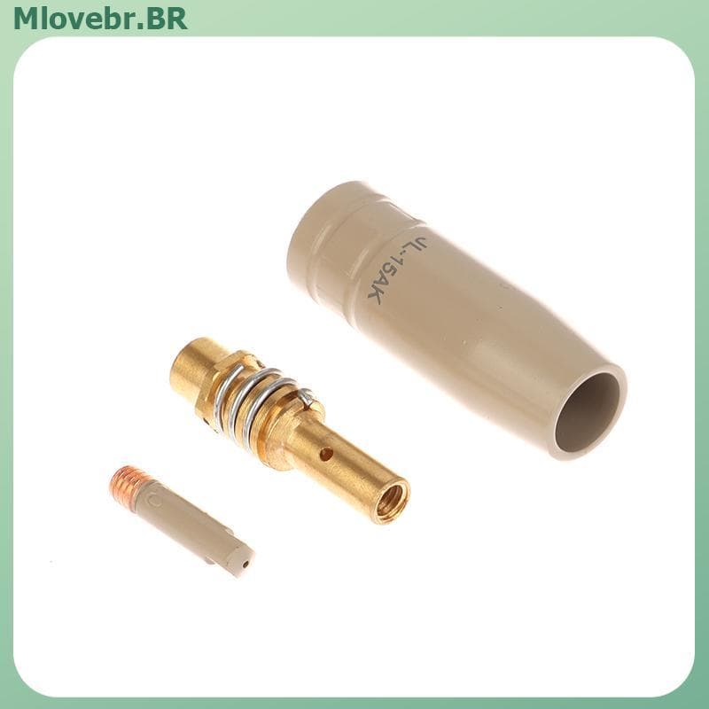 MOVE 3 Pçs/Set 0.8/1.0/1.2mm MIG Tocha Bico De Gás Suporte De Ponta De Soldagem MAG 15AK Novo Proteção De Revestimento .