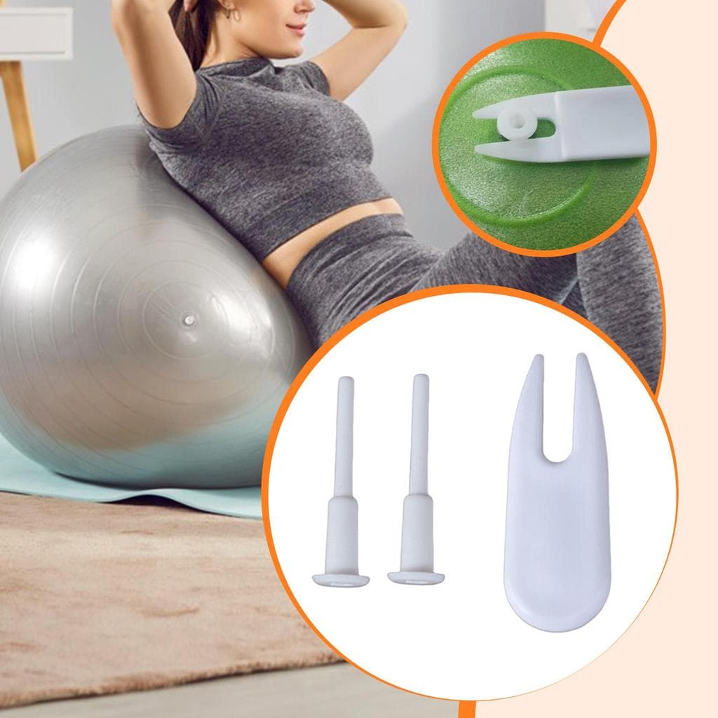 [predolo21x] Equipamento De Exercício Conjunto De Pinos De Plugue De Rolha De Ar Para Bola De Ioga Suporte De Ginástica