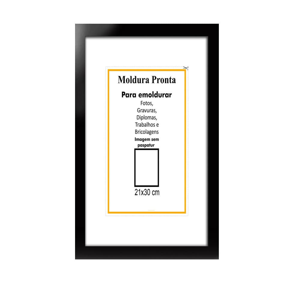 Kit 5 Molduras Porta Diploma Certificado Foto A4 21x30 Vidro Moldura Quadro Decorativo +mdf +Acetato