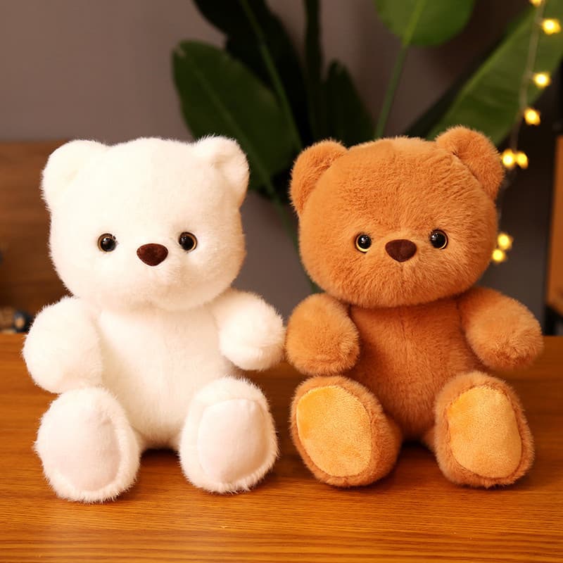 Urso bonito brinquedo de pelúcia boneca Muppet urso de pelúcia abraço urso Mini presente para namorada menina segurando