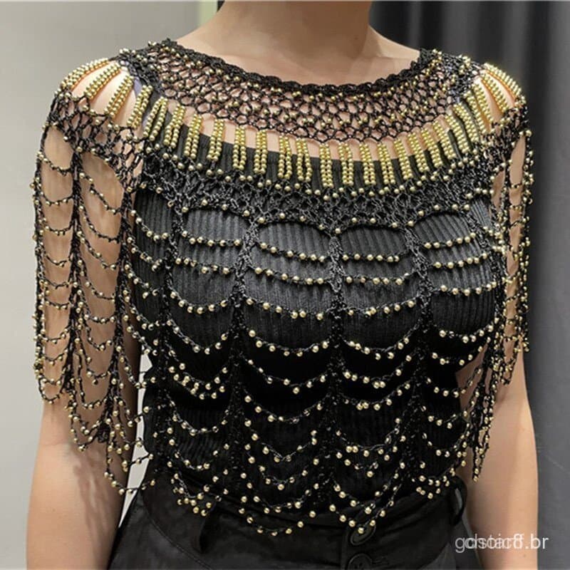 Alta Qualidade Beading Vestido De Noite Capa Sparkly Lantejoulas Boleros Envoltório Nupcial Echarpes Tule Shrug Jaquetas
