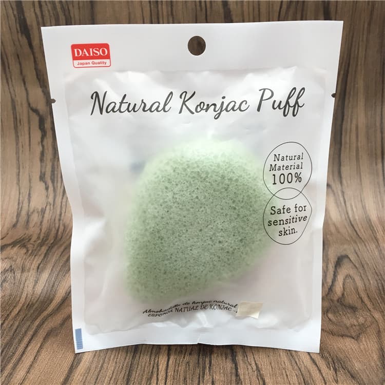 Japão japão DAISO Konjac bola de limpeza Natural konjac rosto lavagem Puff esfoliante rosto lavagem esponja limpeza fret