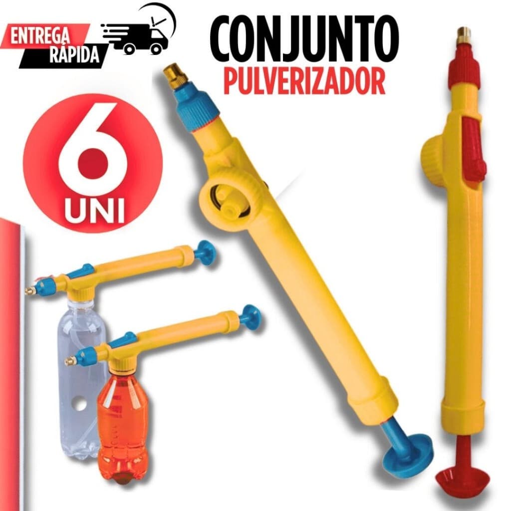 Kit 6 Pulverizador Manual Borrifador Durabilidade Qualidade Garantida p/ seu jardim linha premium