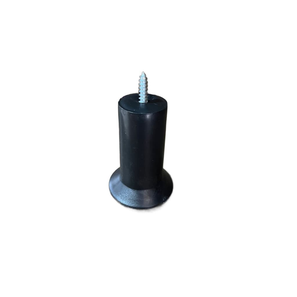 Kit 8 Pés Preto Para Moveis em Geral Rosca Soberba Com 10cm de Altura Resistente