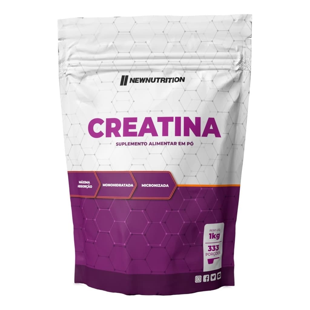 Newnutrition Creatina Monohidratada Micronizada Em Sachê 1kg