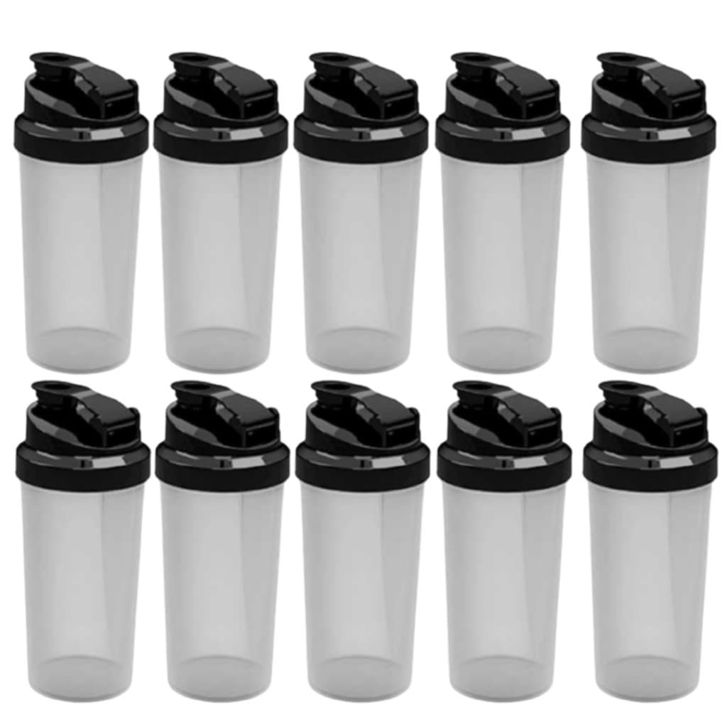 Kit 2 a10 Coqueteleiras 600ml Peneira Misturador Shakeira Academia Garrafa Shake Whey Antivazamento