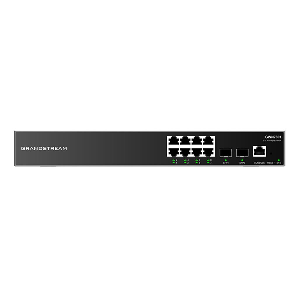 Switch 8 Portas Gigabit Gerenciável GWN7801 Layer 2+