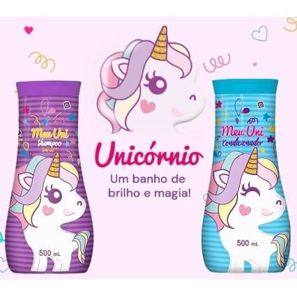 Kit Meu Unicórnio Shampoo Infantil/Condicionador
