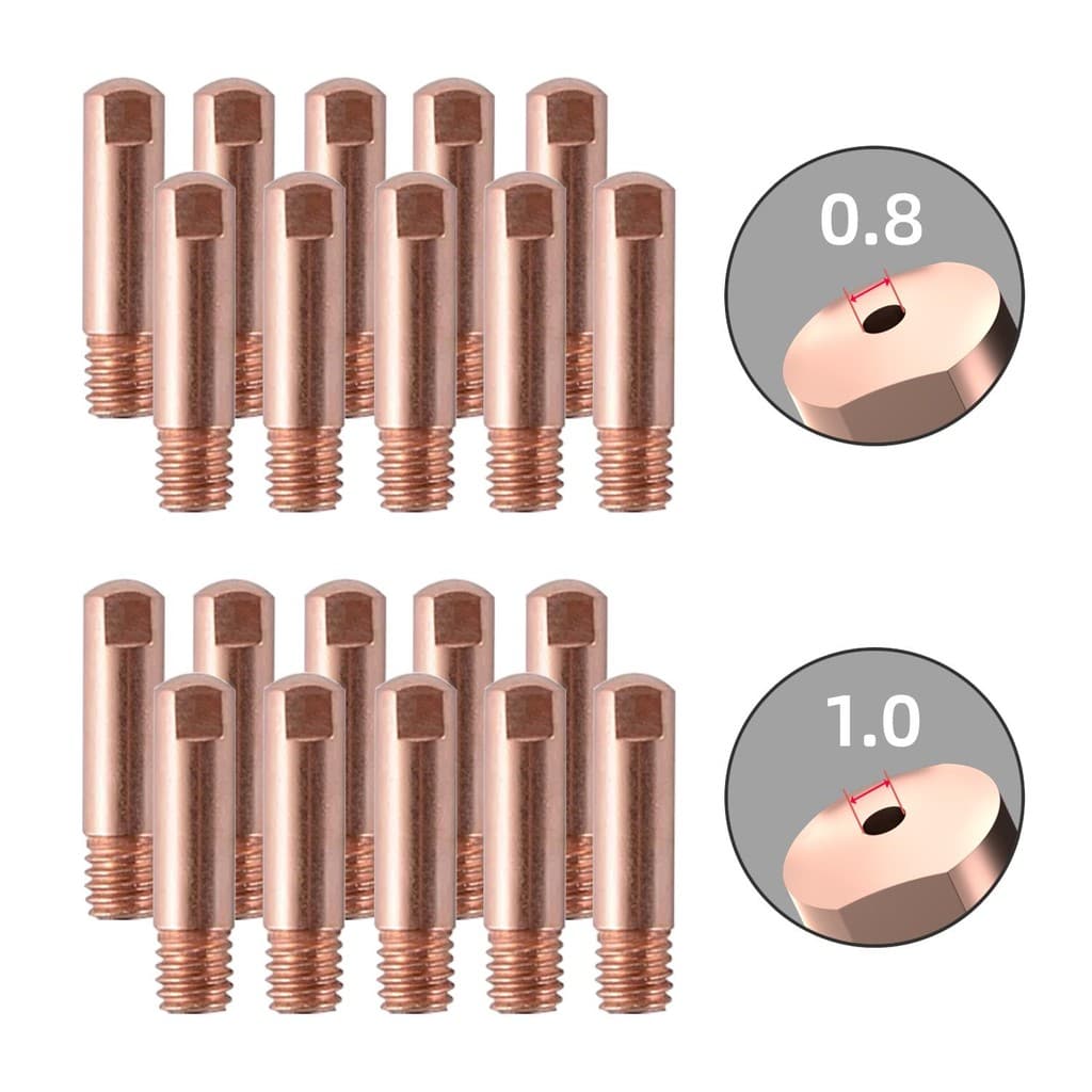 Entrega Rápida Bicos 0,8MM/1,0mm M6 Bocal Difusor Isolador PARA Tocha Mig 15ak MIG COM/SEM GÁS