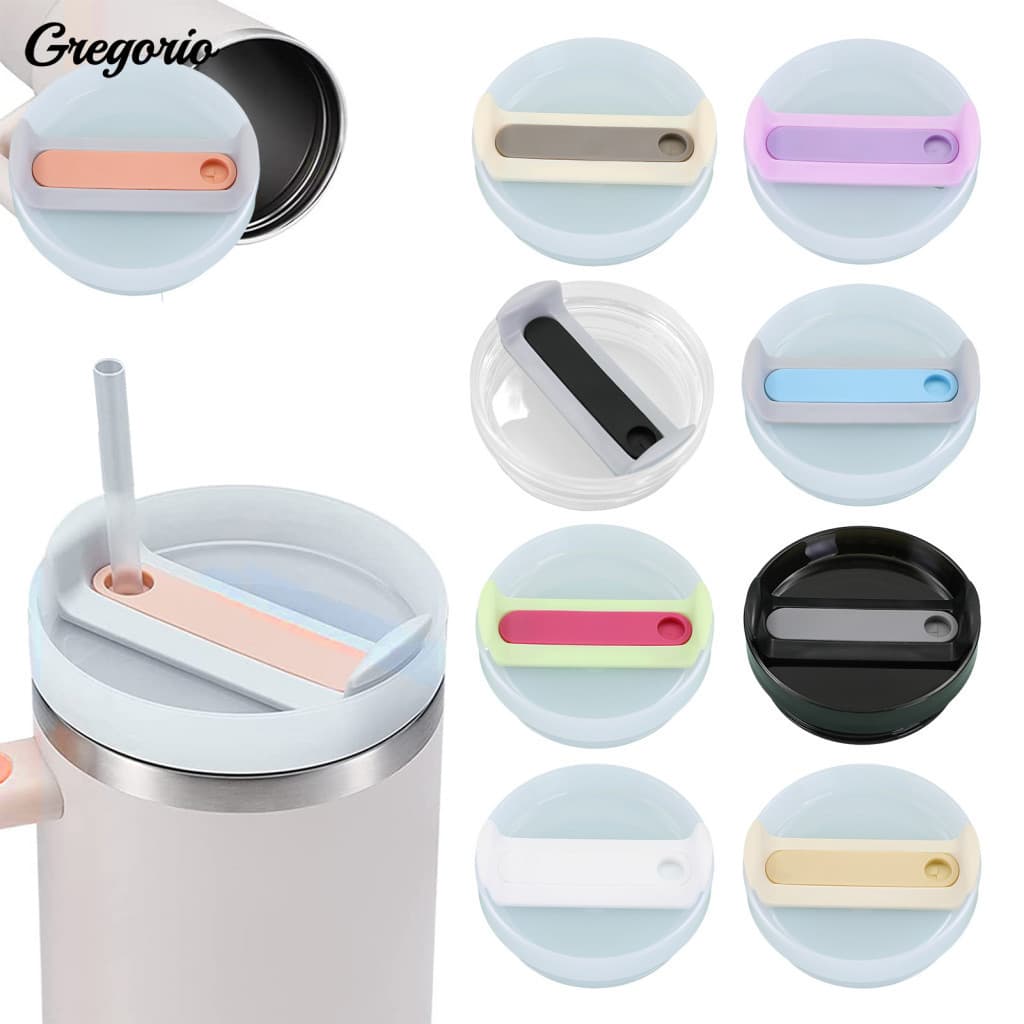 Tampa de Copo Universal à Prova de Vazamento para Copo de 40oz com Canudo Flip, Tampa à Prova de Derramamento para Copos